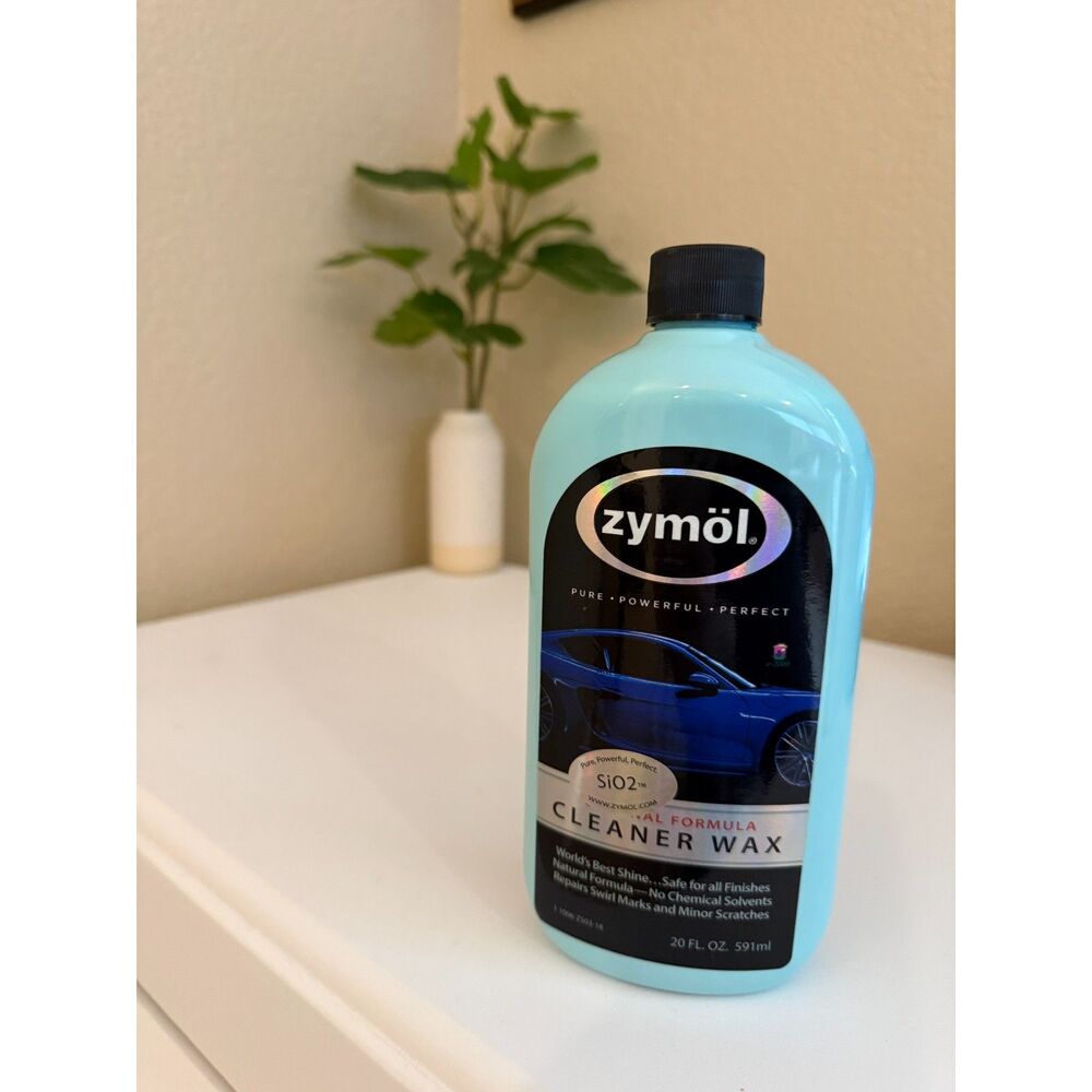 Zymöl Cleaner Wax Light Blue Carnauba Wax Liquid Unused